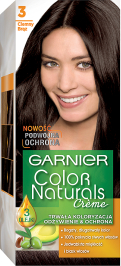 Garnier, Color Naturals, farba do włosów, 3 ciemny brąz