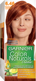 Garnier, Color Naturals, farba do włosów, 6.46 czerwień miedziana