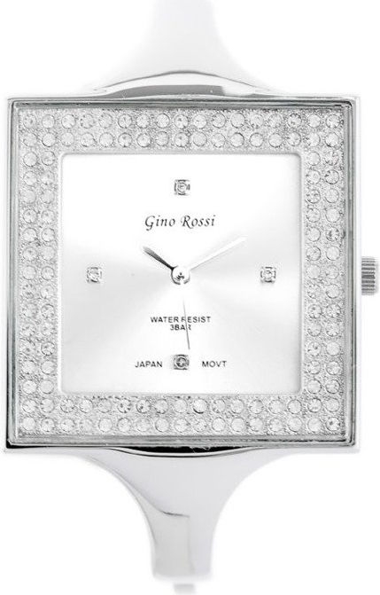 GINO ROSSI - 6392B (zg519b) silver - Srebrny