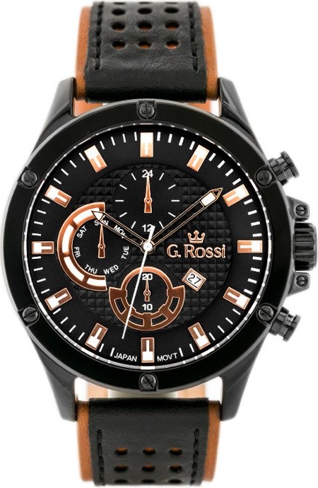 Gino Rossi G. ROSSI - 11455A (zg214b) - Czarny || Brązowy