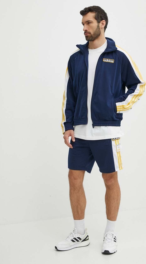 Granatowa bluza Adidas Originals w sportowym stylu