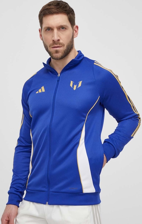 Granatowa bluza Adidas Performance w sportowym stylu