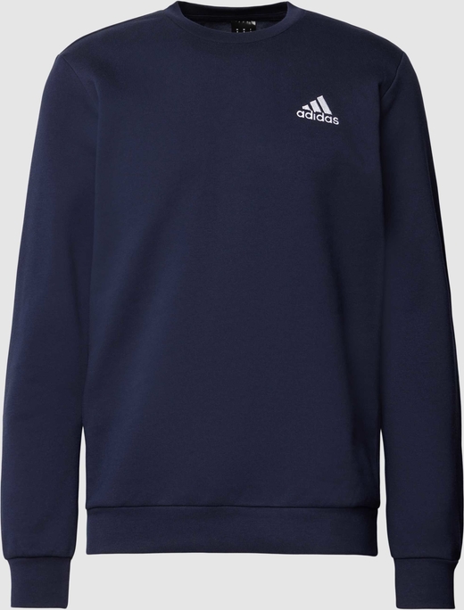 Granatowa bluza Adidas Sportswear z bawełny