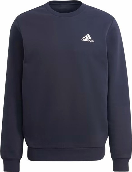 Granatowa bluza Adidas z bawełny w sportowym stylu