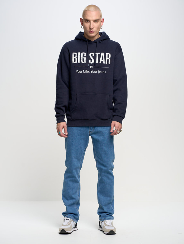 Granatowa bluza Big Star w młodzieżowym stylu