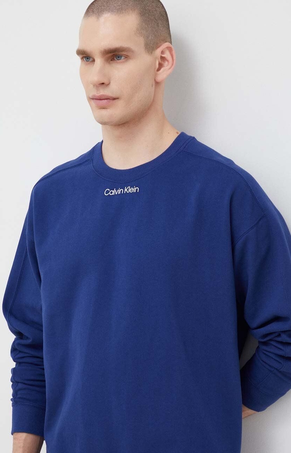Granatowa bluza Calvin Klein z dresówki