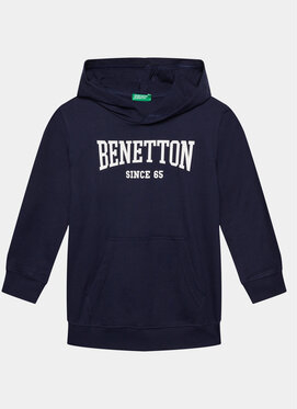 Granatowa bluza dziecięca United Colors Of Benetton dla chłopców