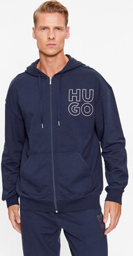 Granatowa bluza Hugo Boss w młodzieżowym stylu
