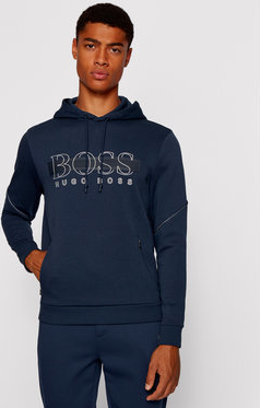 Granatowa bluza Hugo Boss w młodzieżowym stylu