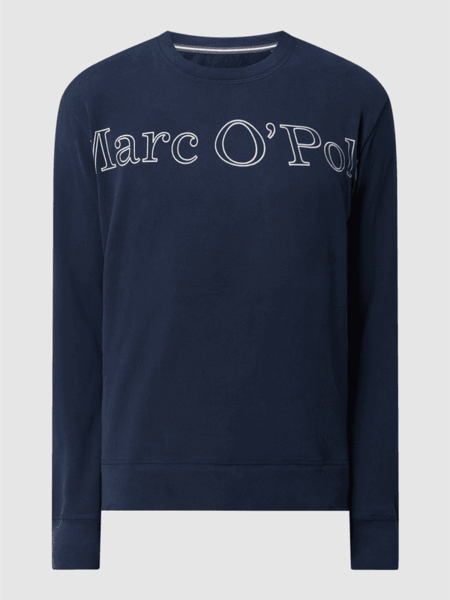 Granatowa bluza Marc O'Polo w młodzieżowym stylu z bawełny