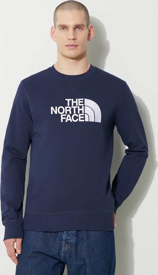 Granatowa bluza The North Face w sportowym stylu