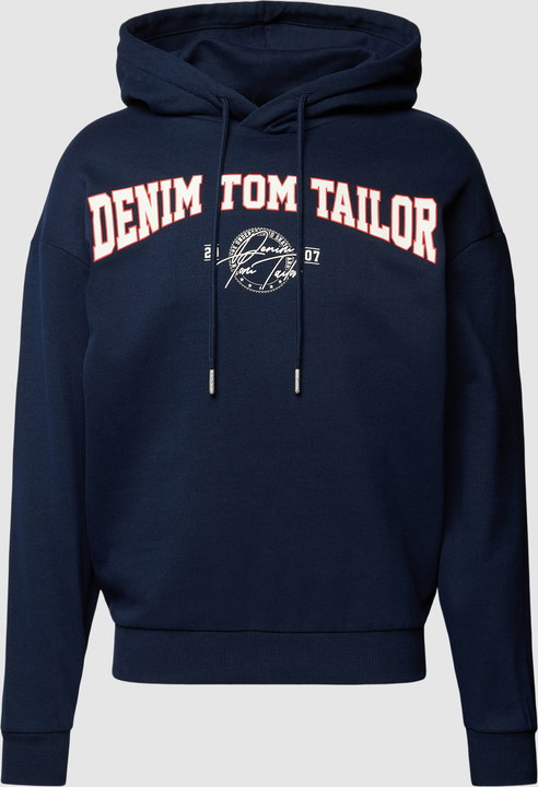 Granatowa bluza Tom Tailor Denim z bawełny
