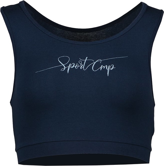 Granatowa bluzka CMP w sportowym stylu na ramiączkach