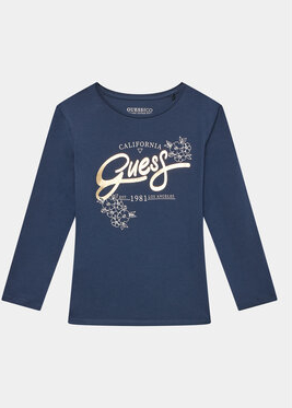 Granatowa bluzka dziecięca Guess