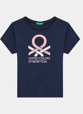 Granatowa bluzka dziecięca United Colors Of Benetton