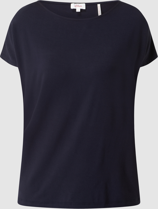 Granatowa bluzka S.Oliver w stylu casual