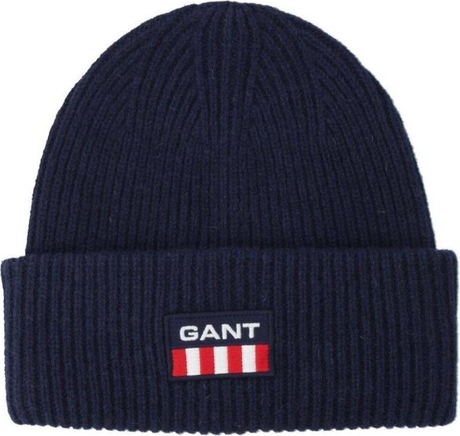 Granatowa czapka Gant