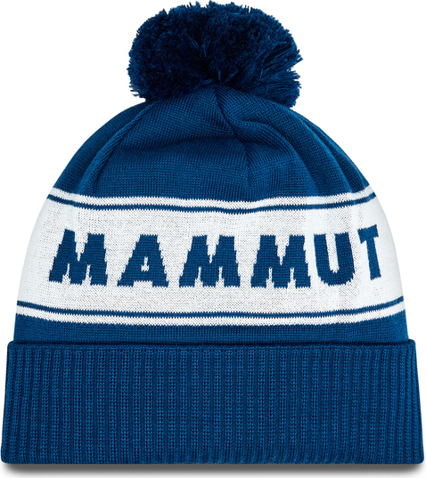 Granatowa czapka Mammut