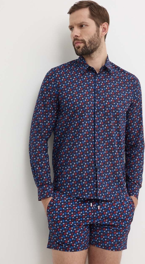 Granatowa koszula answear.com
