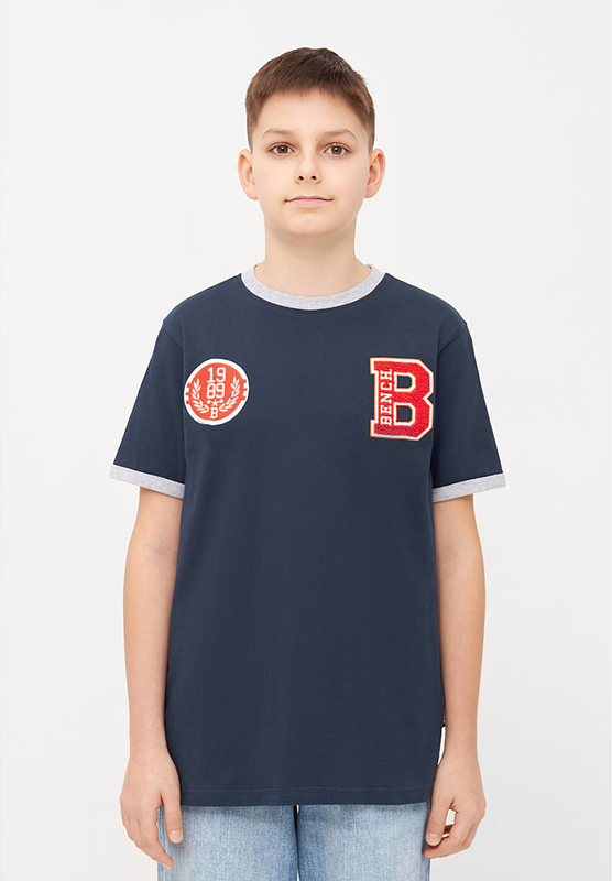 Granatowa koszulka dziecięca Bench dla chłopców
