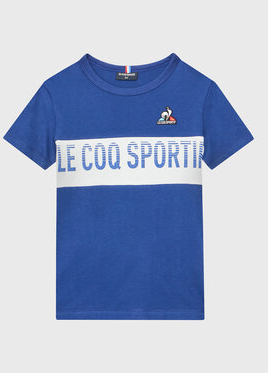 Granatowa koszulka dziecięca Le Coq Sportif dla chłopców