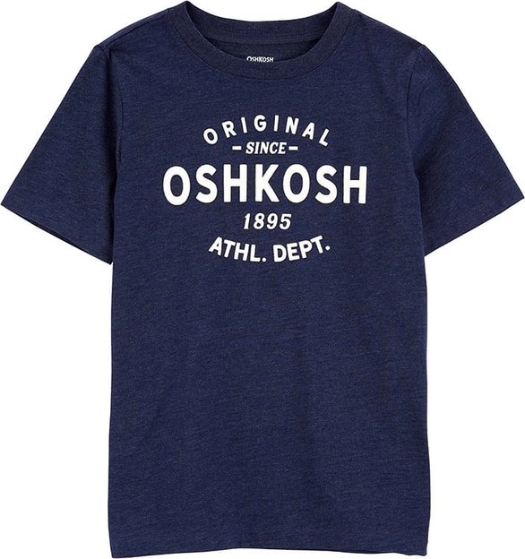 Granatowa koszulka dziecięca OshKosh z bawełny