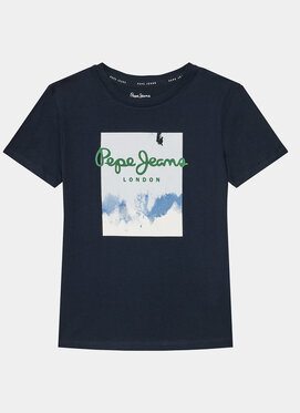 Granatowa koszulka dziecięca Pepe Jeans dla chłopców