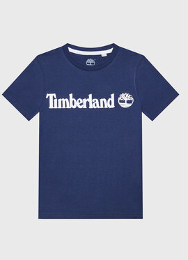 Granatowa koszulka dziecięca Timberland dla chłopców