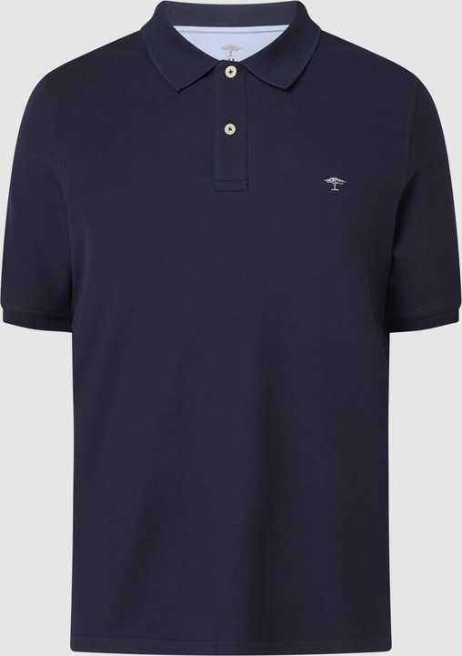 Granatowa koszulka polo Fynch Hatton w stylu casual