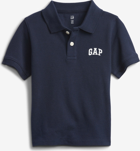 Granatowa koszulka polo Gap z krótkim rękawem