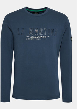 Granatowa koszulka z długim rękawem La Martina z długim rękawem
