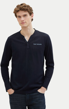 Granatowa koszulka z długim rękawem Tom Tailor z długim rękawem