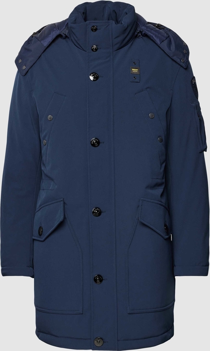 Granatowa kurtka Blauer Usa w młodzieżowym stylu