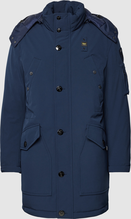 Granatowa kurtka Blauer Usa z bawełny w stylu casual