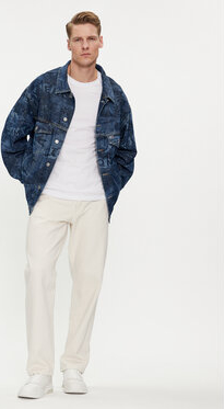 Granatowa kurtka Tommy Jeans w stylu casual