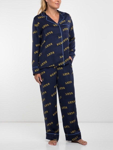Granatowa piżama DKNY
