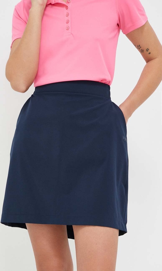 Granatowa spódnica Helly Hansen mini w stylu casual