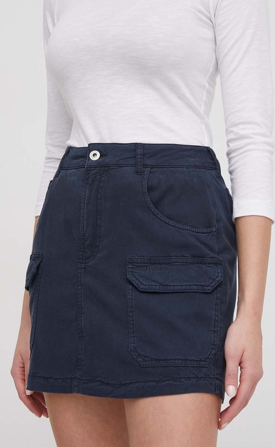 Granatowa spódnica Pepe Jeans mini