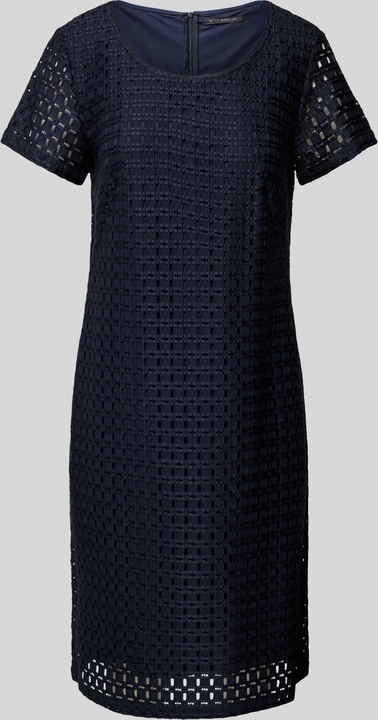Granatowa sukienka Betty Barclay mini w stylu casual z krótkim rękawem