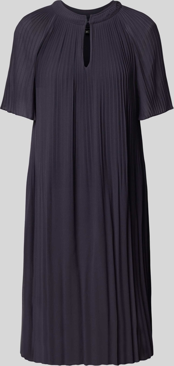 Granatowa sukienka comma, z krótkim rękawem w stylu casual oversize