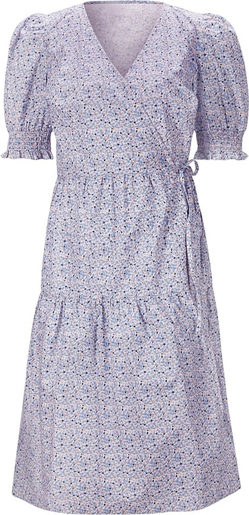Granatowa sukienka Heine z bawełny