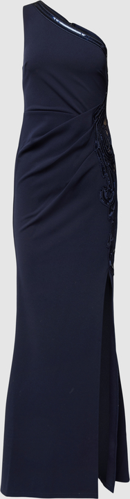 Granatowa sukienka Lipsy maxi z dekoltem w kształcie litery v