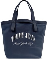 Granatowa torebka Tommy Jeans w młodzieżowym stylu duża
