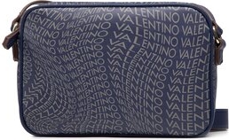 Granatowa torebka Valentino z nadrukiem