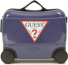 Granatowa walizka Guess