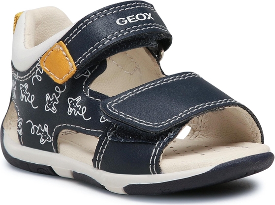 Granatowe buciki niemowlęce Geox dla chłopców