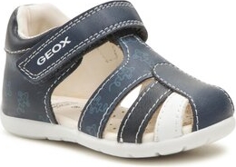 Granatowe buciki niemowlęce Geox na rzepy