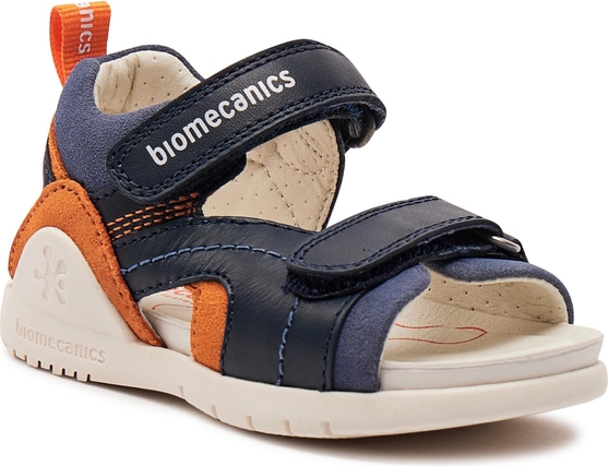 Granatowe buty dziecięce letnie BIOMECANICS na rzepy