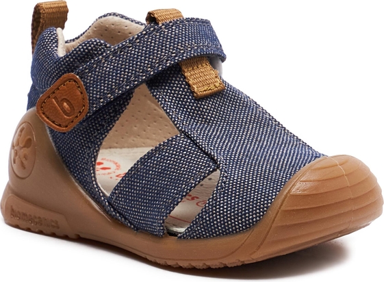 Granatowe buty dziecięce letnie BIOMECANICS na rzepy
