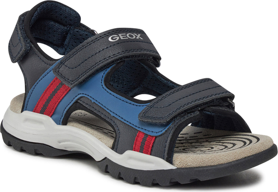 Granatowe buty dziecięce letnie Geox dla chłopców
